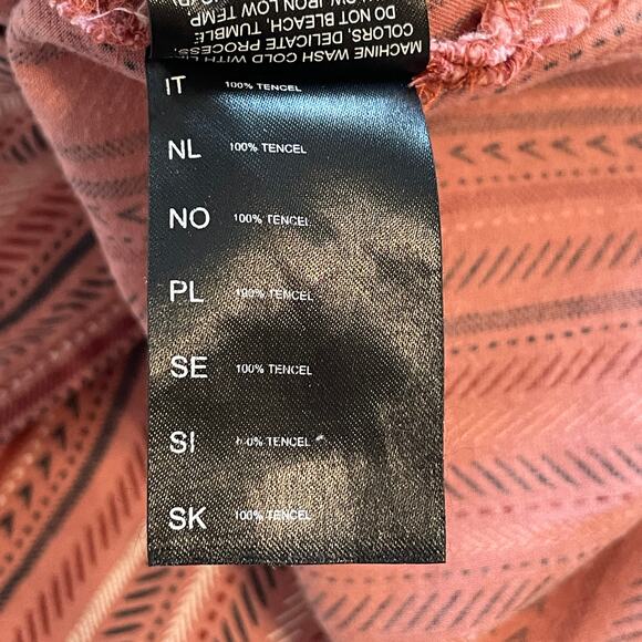 Kuhl Lucie Dress Womens Large Peony Pink Print V-Neck Strappy Athleisure - Picture 8 of 12